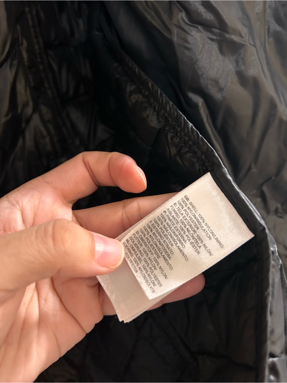 The North Face Black Quilted Hooded Puffer Coat - Picture 9 of 9